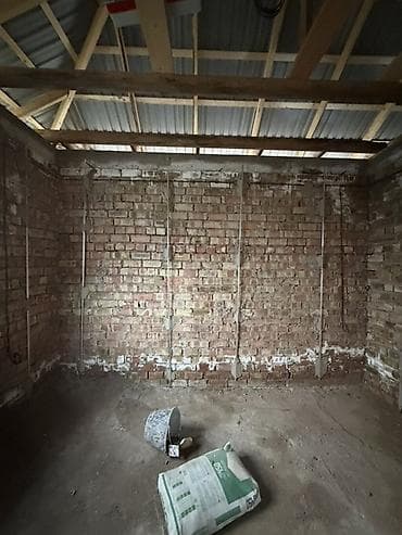 Үй жана бакча: Штукатурка стен под маяк и под правило. - Цена: 270 сом за квадратный — 7