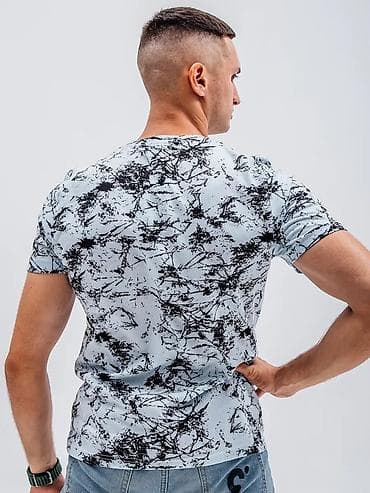 mf doom: Футболки оптом Мужская футболка с абстрактным принтом (унисекс) — 3