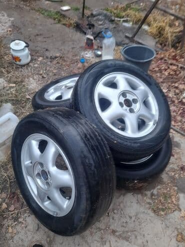 оригинальные штампованные диски опель: Литые Диски R 15 Комплект, отверстий - 4, Б/у — 1