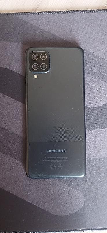 samsun a12: Samsung Galaxy A12, Б/у, 64 ГБ, цвет - Черный, 2 SIM — 1