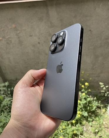 iphone 11pri: IPhone 16 Pro, Б/у, 256 ГБ, Black Titanium, 90 % — 2
