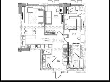 o2 development: 3 комнаты, 123 м², Элитка, ПСО (под самоотделку) — 3