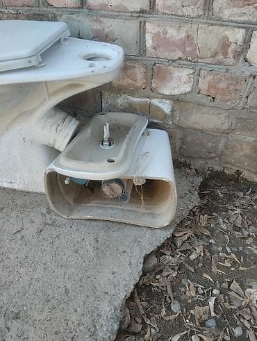 для крыши: Унитаз Напольный, Материал: Фарфор — 4