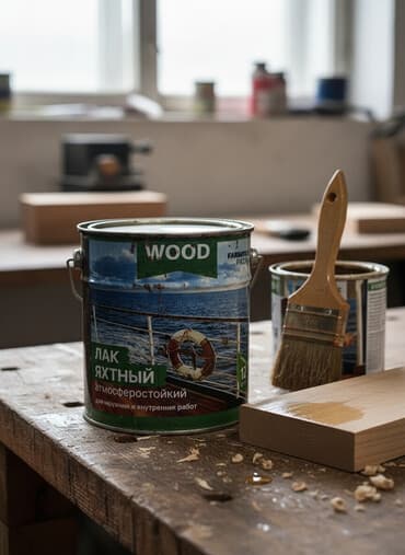 полироль авто: Лак яхтный атмосферостойкий, предназначен для наружных и внутренних — 1