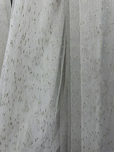 дантела постель производитель: Тюль с люрексом для штор - Легкая полупрозрачная сетчатая ткань с — 1