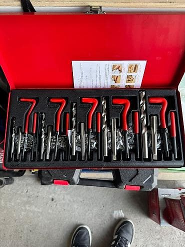 Мультитулы: Набор для ремонта резьбы (Thread Repair Set) в металлическом кейсе — 4