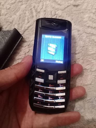 tekno spark: Кнопочный телефон Vertu-стиля с чехлом - Корпус: металлические и — 4