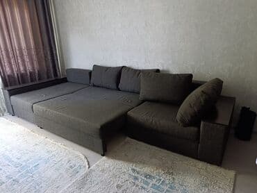 Угловой диван, Складной, Двухместный at lalafo.kg Угловой диван, Складной, Двухместный