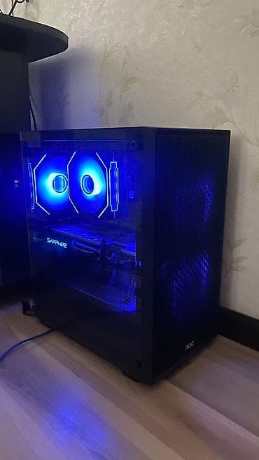 quantum board: Компьютер, ядер - 6, ОЗУ 16 ГБ, Игровой, Б/у, Intel Core i7, AMD Radeon RX 580, HDD + SSD — 1