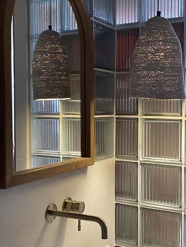 Стеклоблок: Стеклоблоки рифлёные для межкомнатных перегородок и зонирования — 4