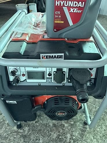 Үй жана бакча үчүн баардык: Бензиновый генератор KEMAGE KM11000 - Номинальная мощность: 8500 Вт - — 1