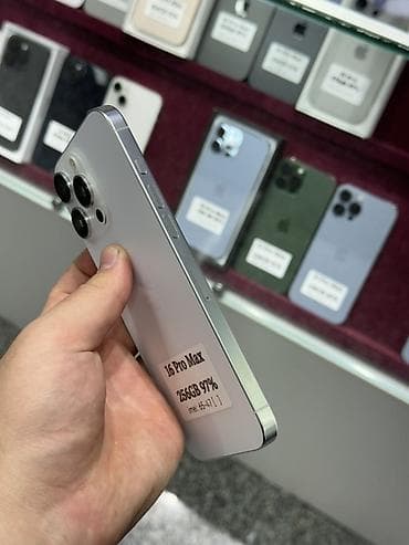 redmi note: IPhone 16 Pro Max, Б/у, 256 ГБ, White Titanium, Защитное стекло, Чехол, Кабель, В рассрочку, 97 % — 3