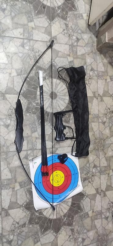 рагатка арбалет: Лук 5 стрел в комплекте! стрелы и лук из стеклопластика — 2