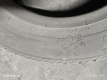 зимние шины матиз: 175/65/14 б/у, зима, комплект из 4 штук, самовывоз из Биримдик-Кут — 2