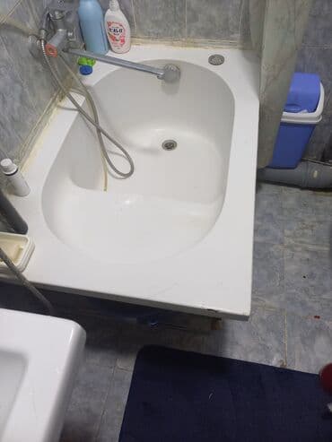 бордюр для ванны: Ванна, Угловая, Материал: Акрил, Размер: 105 x 70 см — 2