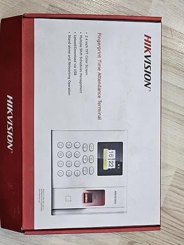 Оборудование для производства: Терминал учета рабочего времени Hikvision (Fingerprint/Card) — — 1
