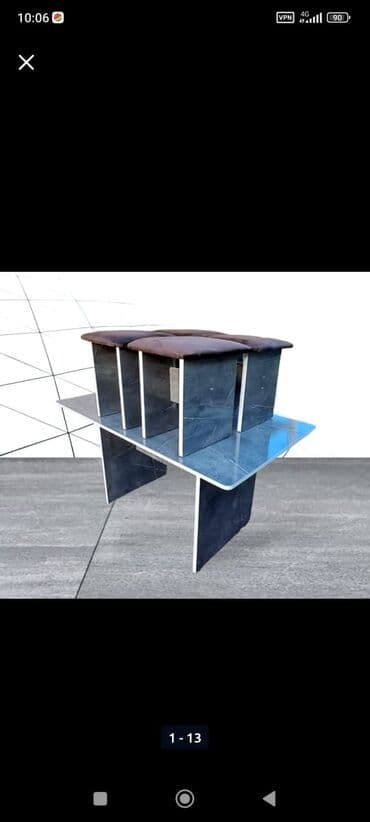 кухонный стол и стулья купить недорого: Кухонный стол и стул, Новый, Платная доставка, цвет - Бежевый — 5