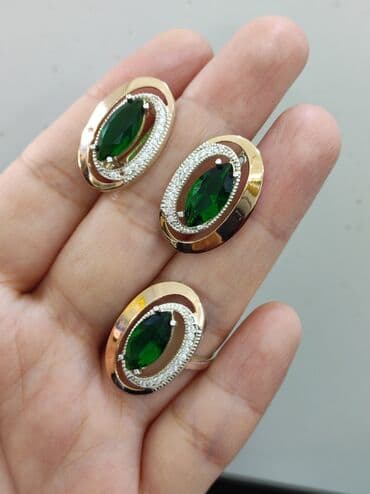 золотая лошадь цена: Серебряный комплект Серебро 925/ пробы напыление золото. Цена 3000сом — 1