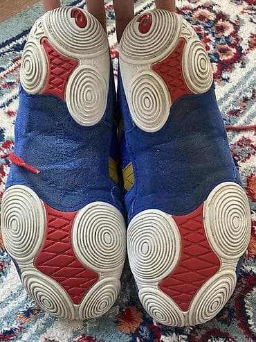 красотка мужской: Мужские кроссовки, 40.5, Asics, Б/у, цвет - Синий — 1