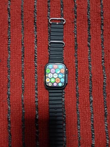 чехол для редми 9 с: Смарт-часы с прямоугольным сенсорным дисплеем и черным ремешком — 4