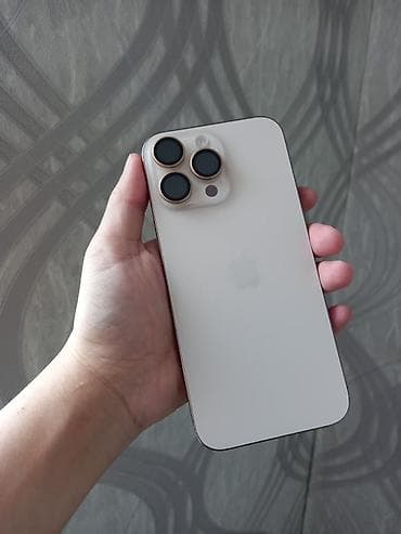 iphone se3: IPhone 16 Pro Max, Б/у, 256 ГБ, Desert Titanium, Коробка, 100 % — 5