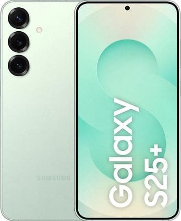 Samsung Galaxy S25 Plus, Б/у, 256 ГБ, цвет - Зеленый, eSIM