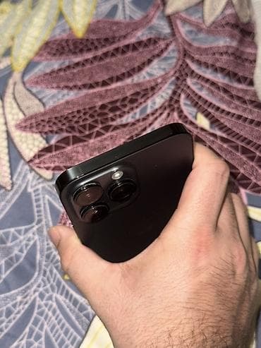 a 30 s: IPhone 14 Pro Max, Б/у, 128 ГБ, Black Titanium, 88 % — 3