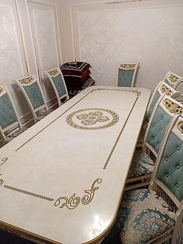 полезные вещи: Стол и стул для зала, Б/у, Самовывоз, цвет - Белый — 2