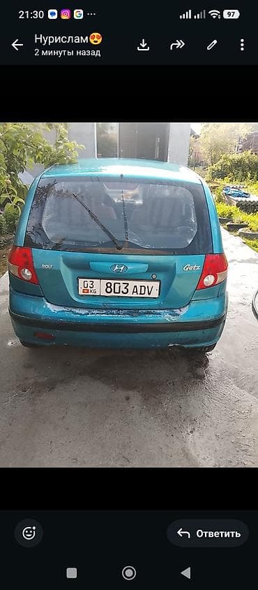 Транспорт: Hyundai Getz: 2005 г., Механика, Хэтчбэк — 6