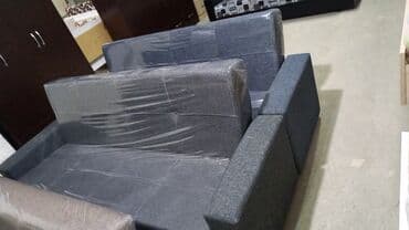 диван черный: Раскладной диван, Новый — 4