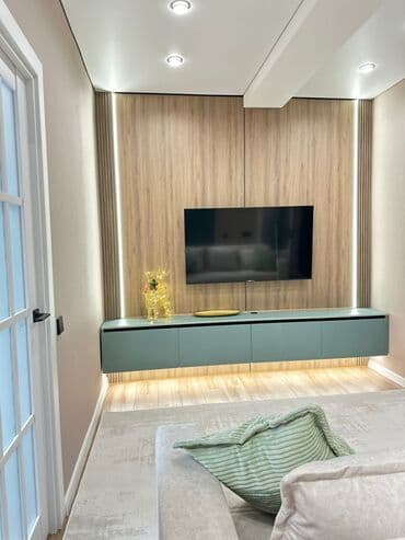 сдаю квартиру 2 к студ центр новый ремонт в квартире имеется все необходимое район панфиловабоконбаева: 2 комнаты, 40 м², Элитка, 8 этаж, Дизайнерский ремонт — 2