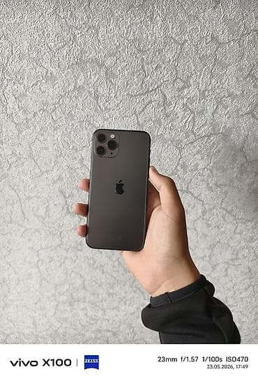 IPhone 11 Pro, Б/у, 64 ГБ, Зеленый, Защитное стекло, Чехол, 92 % at lalafo.kg IPhone 11 Pro, Б/у, 64 ГБ, Зеленый, Защитное стекло, Чехол, 92 %