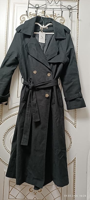 Плащ, Тренчкот, Двубортная модель, L