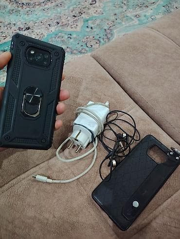 кружка с фото: Poco X3 Pro, Б/у, 256 ГБ, цвет - Синий, 2 SIM — 1