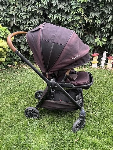 нуна коляска: Балдар арабасы, түсү - Күрөң, Колдонулган — 6