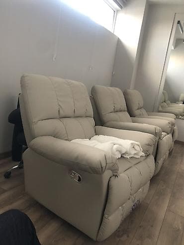 кресла реклайнер: Реклайнер, цвет - Бежевый — 2