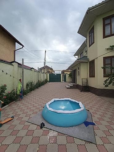 4 bedroom: Кок-Жар,Байсу.Просторный двухэтажный дом с мансардой и балконом. Фасад — 9