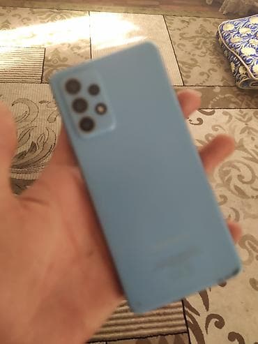 samsung а10: Samsung Galaxy A52, цвет - Голубой — 4