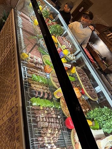 витринный стол: Для мяса, мясных изделий — 7