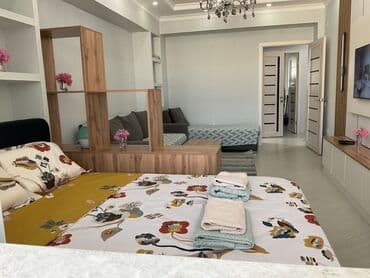 гостевой дом бишкек: Студия, Постельное белье — 3