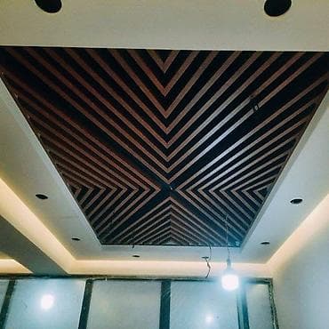 Отделочные работы: Декоративные подвесные потолки с дизайнерскими решениями под ключ. - — 1