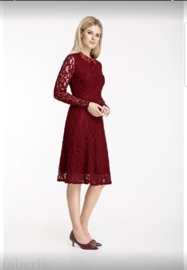 женская одежда больших размеров от производителя: Повседневное платье, Китай, Осень-весна, Трапеция, L — 1