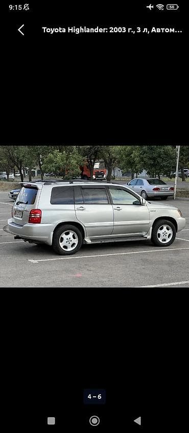 Ищу к покупке: Toyota Highlander 2000–2005 года выпуска, двигатель 3.0 — 2