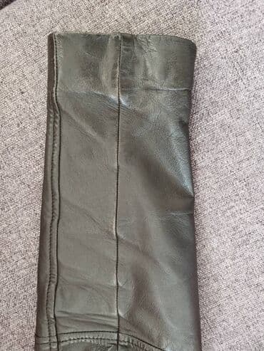 Атайын кийим: Продаю б/у Кожаную куртку (Италия) оригинал покупал в Москве магазин — 5