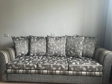 горка в гостинную: Комплект мягкой мебели, цвет - Серый — 4