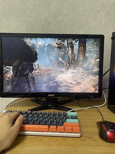 venom computer: Компьютер, ОЗУ 16 ГБ, Для работы, учебы, Б/у, AMD Ryzen 5, NVIDIA GeForce GTX 1660 Ti, SSD — 7