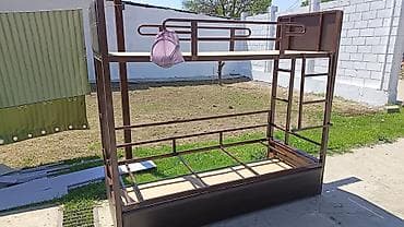 Двухъярусная металлическая кровать - Прочная сварная рама из стальных — 3