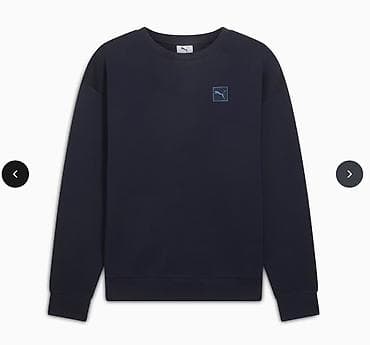 nike tech flece: Женский комплект PUMA: свитшот + шорты, темно‑синий Оригинал 🇺🇸 На — 2