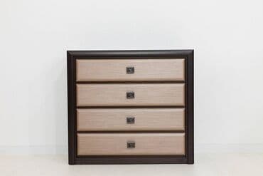 тумбы комоды с зеркалом: Комод для одежды, Новый, Без зеркала, цвет - Коричневый, В рассрочку, Бесплатная доставка — 2