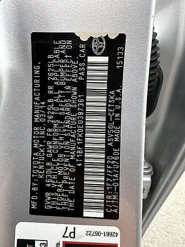 lexus es350: Toyota Camry: 2014 г., 2.5 л, Автомат, Бензин, Седан — 10